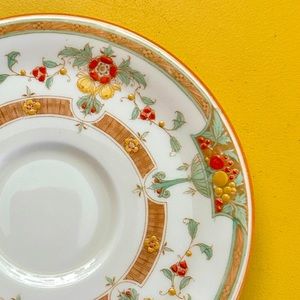 Antique 1930s Royal Worcester China Orlando Saucer